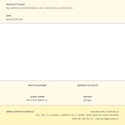 Rallador Con Contenedor 3 En 1 Rap-Box 21 Cm