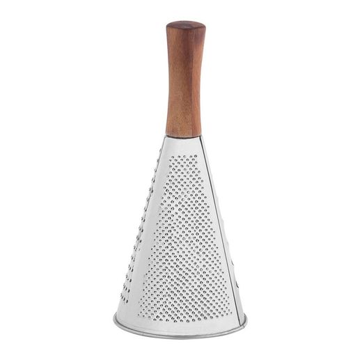 Rallador Acero Inoxidable / Acacia Ø10,5 X 24 Cm