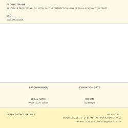 Rascador Profesional De Metal Bicomponente Con Hoja De 38 Mm