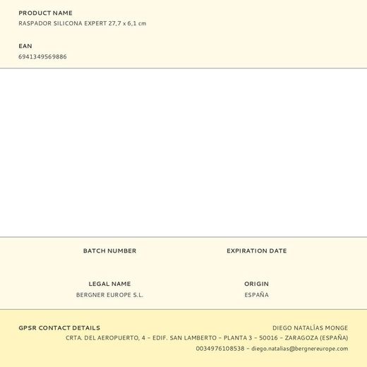 Espátula Silicona Expert 27,7 Cm