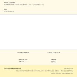 Ratonera De Plástico 5 X 9,5 X 4 Cm, Blister 2 Uds