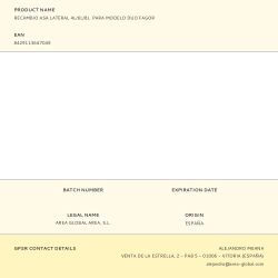 Recambio Asa Lateral 4L/6L/8L  Para Modelo Duo Fagor