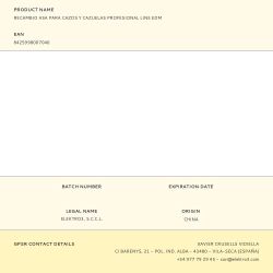 Recambio Asa Para Cazos Y Cazuelas Profesional Line Edm