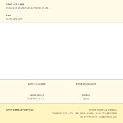 Recambio Brazo Para Batidora 07676