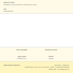 Recambio Filtro Aluminio De Cafetera De 6 Tazas