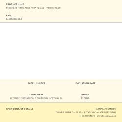 Recambio Filtro Ares Para Fg5562 - 78400 Fagor