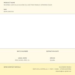 Recambio Junta Olla Silicona 15L Chef Para Modelo  Extremen Fagor