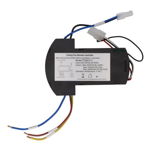 Recambio Mando A Distancia Más Receptor Para Ventilador Bering 33821 Edm