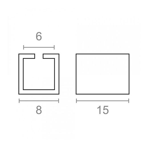 Reductor Cuadradillo Zincado Cdd07 8-6Mm