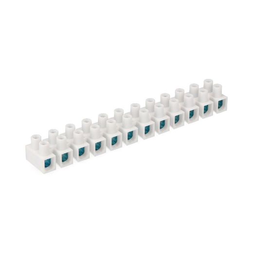 Regleta De Conexion De 16 Mm , 12 Conectores, Homologada, Blanca (Retractilada)