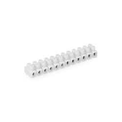 Regleta De Conexion De 2.5 Mm A 4 Mm , 12 Conectores, Homologada, Blanca (Retractilada)