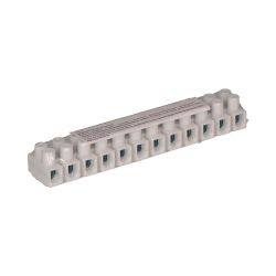 Regleta De Conexion De 2.5 Mm A 4 Mm , 12 Conectores, Homologada, Blanca (Retractilada)