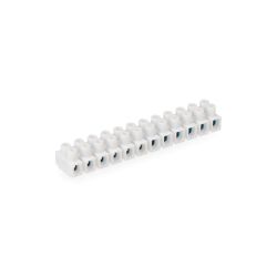 Regleta De Conexión De 2.5 Mm A 4 Mm, 12 Conectores, Homologada, Blanca