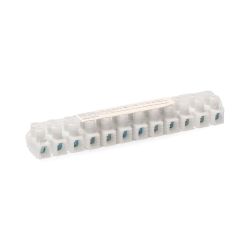 Regleta De Conexion De 4 Mm A 6 Mm , 12 Conectores, Homologada, Blanca (Retractilada)