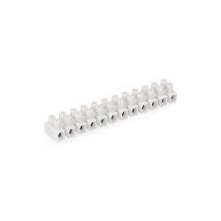 Regleta De Conexion De 4 Mm A 6 Mm , 12 Conectores, Homologada, Blanca (Retractilada)