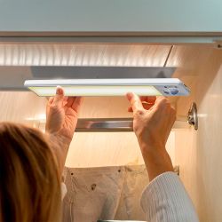 Regleta Led Regulable Y Recargable Con Sensor, Magnética, 1,5 W, 3Cct, 1500 Mah, 14 X 40 X 306 Mm