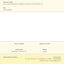 Rejilla Con Mosquitera. Aluminio 0.6 Blanco Lacado 200X100Mm (G)