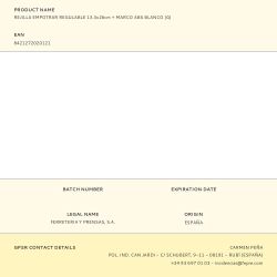 Rejilla Empotrar Regulable 13.3X26Cm + Marco Abs Blanco (G)