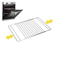 Rejilla Para Horno Cromada Extensible 38.5 Cm Hasta 55 X 31.5 Cm