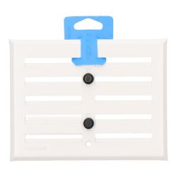 Rejilla Regulable. Aluminio 0.8 Blanco 130X170Mm