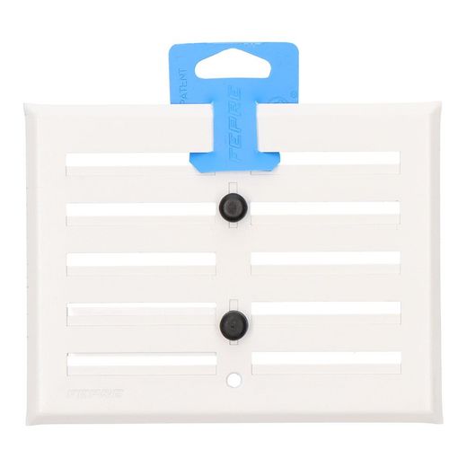 Rejilla Regulable. Aluminio 0.8 Blanco 130X170Mm