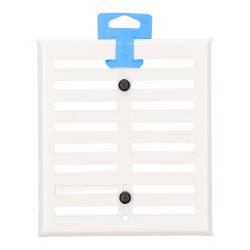 Rejilla Regulable. Aluminio 0.8 Blanco 170X190Mm