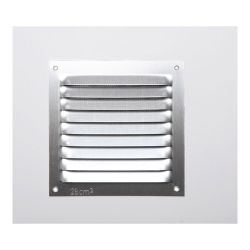 Rejilla S/Borde De Aluminio 0.6 Natural 100X100Mm