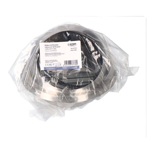 Rejilla Ventilación Acero Inox Copa Empotrable Ø125 Mm