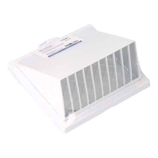 Rejilla Ventilación Con Campana Abs Ø 100Mm Blanca