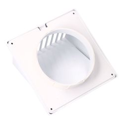 Rejilla Ventilación Con Campana Abs Ø 125Mm Blanca