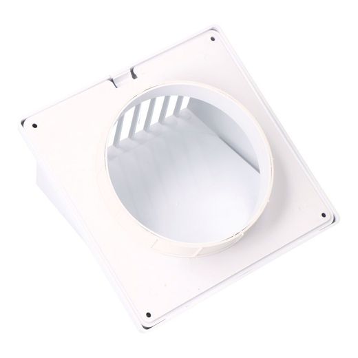 Rejilla Ventilación Con Campana Abs Ø 125Mm Blanca