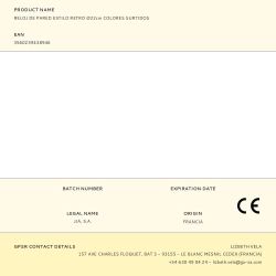 Reloj De Pared Estilo Retro Ø22Cm Colores Surtidos