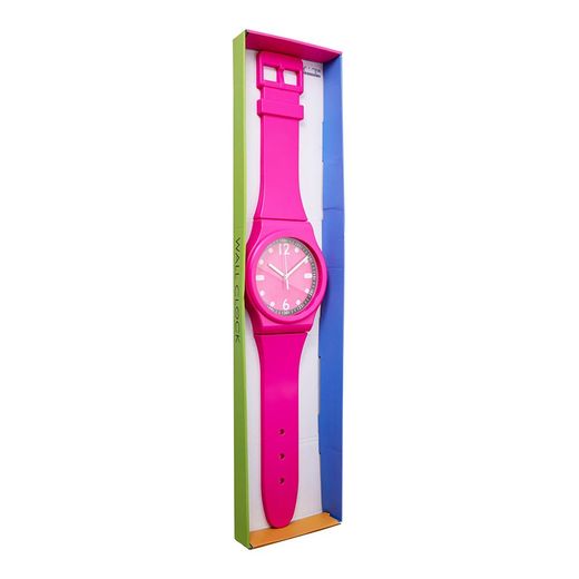 Reloj De Pared, Modelo Pulsera Xl, Colores Surtidos, Ø18,5 X 4 X 92 Cm