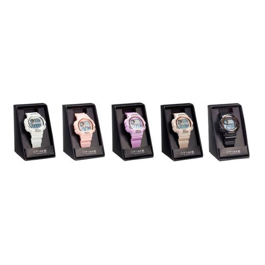 Reloj Femenino De Pulsera Deportivo Digital 5 Colores Surtidos