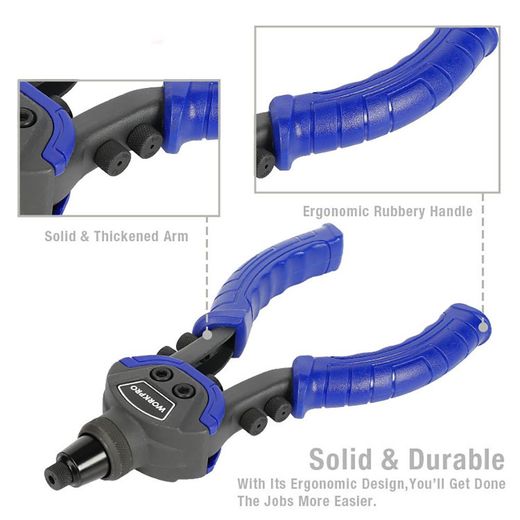 Remachadora Manual 250 Mm - 10 Pulg