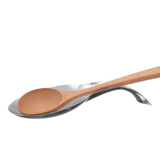 Reposa Cucharas De Acero Inoxidable 11,5 X 26,5 X 3 Cm