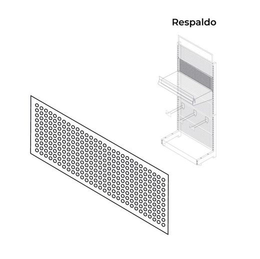 Respaldo Para Expositor 00030 88'5X31Cm
