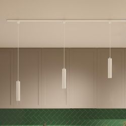 Riel De Extensión Easylink 1 M, Con Alimentación, Blanco