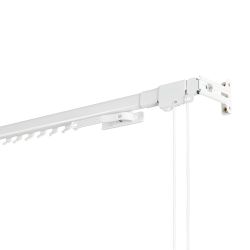 Riel Reforzado Blanco Extensible De 120 - 210 Cm