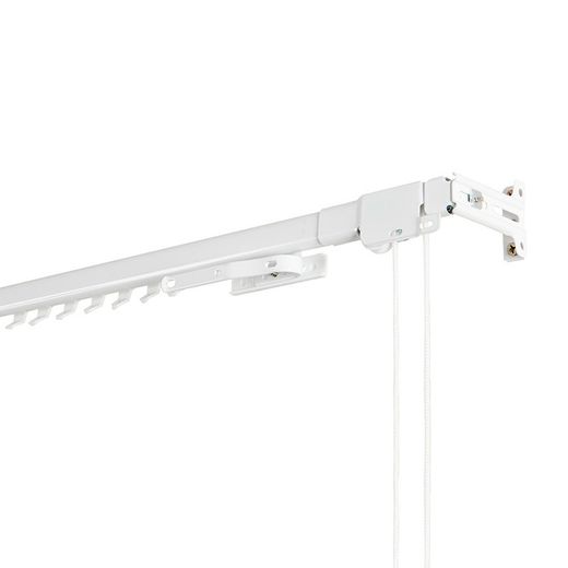 Riel Reforzado Blanco Extensible De 120 - 210 Cm