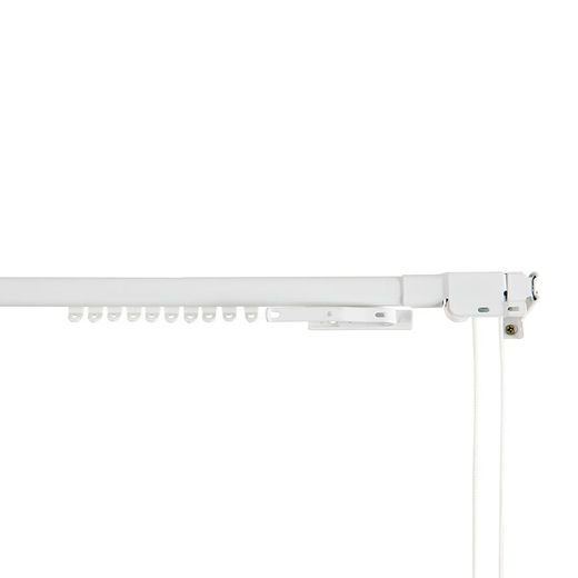 Riel Reforzado Blanco Extensible De 120 - 210 Cm