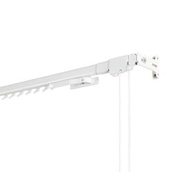Riel Reforzado Blanco Extensible De 120 - 210 Cm