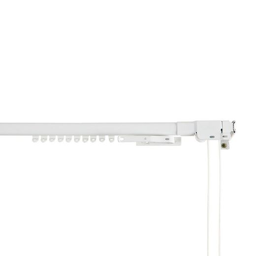 Riel Reforzado Blanco Extensible De 160 - 300 Cm
