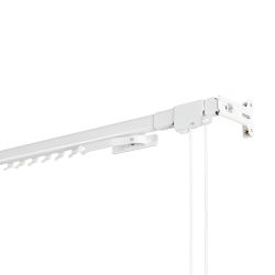 Riel Reforzado Blanco Extensible De 160 - 300 Cm