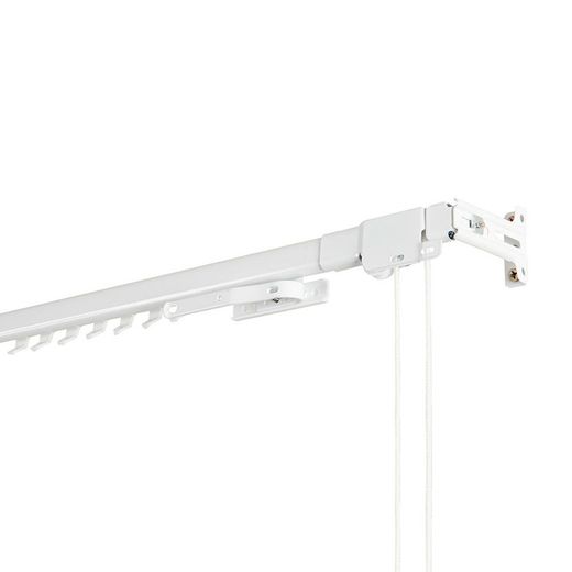 Riel Reforzado Blanco Extensible De 160 - 300 Cm