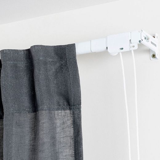 Riel Reforzado Blanco Extensible De 70 - 120 Cm