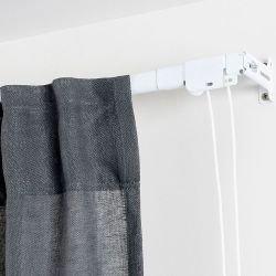 Riel Reforzado Blanco Extensible De 70 - 120 Cm