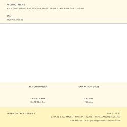 Rodillo Poliamida Antigota Para Interior Y Exterior Ø45 X 180 Mm