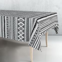 Rollo De Hule Blanco Y Negro 1,40 X 25 M