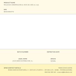 Rollos De Conservacion Al Vacio 28 X 600 Cm, 2 Uds